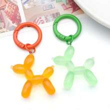 10/30/50pcs Metal Spring O-Ring Round Carabiner Key Ring Candy Color Quick Release Clip DIY Accessories For Keychain, Bag, Handbag - Multicolor - View 7