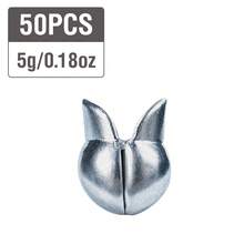 50Pcs High Density Duckbill Split Shot Sinkers 0.5g-5g Multi-Weights, Removable & Reusable, Suitable For Split Shot Rigs, Suitable To Match With Soft Lures, Suitable For Bass & Trout - FA109-50pcs - View 14