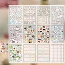 1 buah Buku Stiker Dekoratif Harian, 20 Lembar, Bahan Dekorasi Scrapbooking, Cocok untuk Kolase Guka, Perencana, Laptop, Ponsel - Catatan Acak - View 6