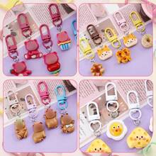 110/220/550/990pcs Women's Multi-Color Keychain Accessories Set, Includes Keychain Rings And Connectors, DIY Keychain Decoration, Car Accessories, Bag Charms, Cute Gothic Y2K Style, Christmas Gift, Gift For Mother, Father, Graduation Season And Teacher - Keychain Split Ring Set - View 9