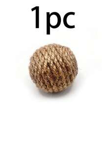 1pc Handmade Bird Nest Garden Decor, Brown Coarse Woven Straw Bird Nest, Suitable For Pet Birds Or Parrots, Natural Small Pet Bird Nesting Pad, Nest, Bed, Anti-Pecking Warm Pad, Suitable For Parrots, Budgies, Long-Tailed Parrots, Canaries, Round Warm - Y - View 12