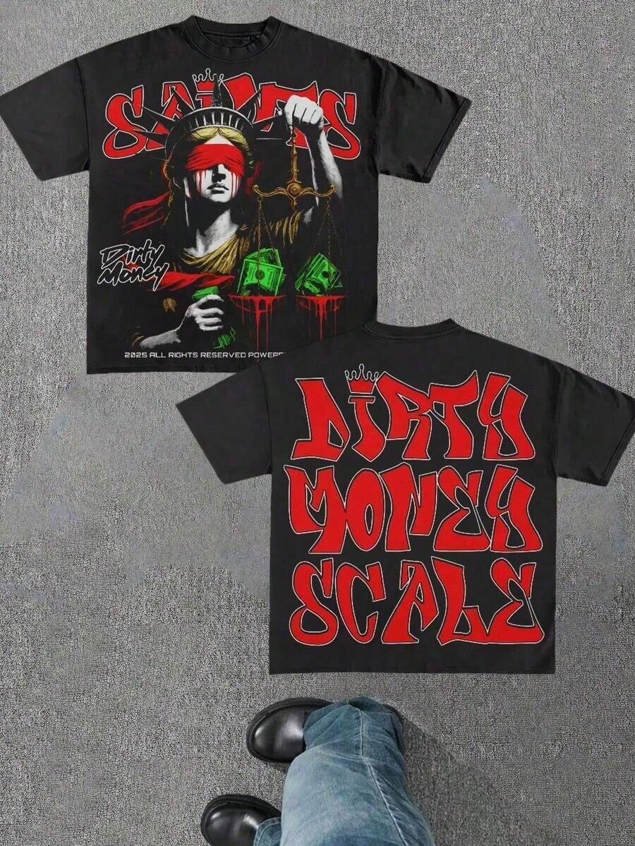 Women T-Shirts - 黑色 4 - 查看 1
