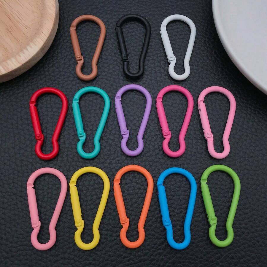 5/10/30/60/100pcs Candy Color Lobster Clasp Key Ring Spring Hook DIY Bag Keychain Jewelry Making Accessories Decoration