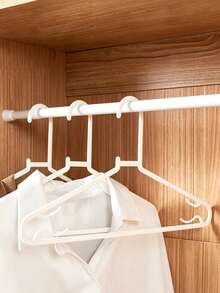 1pc Adjustable Tension Curtain Rod For Bathroom And Shower - Extendable Rod Suitable For Diy Home Decoration And Clothes Drying - Multicolor - View 7