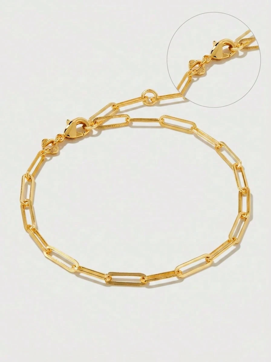 Kendra Scott 女士手鐲 可調式 14K鍍金 閃亮 B0C5VKNWJP 網球水晶飾品 可疊戴 沙灘派對 - 金色 - 查看 1