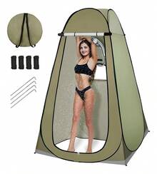 Camping Showers - Green - View 4