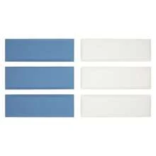 YUNRUX 6-Pack Wall Panels, Wall Panels For Interior Wall Decoration, Headboard Impact Protection Panels Dark Grey-Blue - Blue - View 9