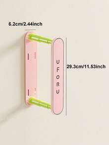 Wall Mounted Clothes Hanger Storage Organizer, Retractable Punch-Free Hanger Holder Rack For Laundry Room Bathroom Closet, Space Saving Hanger Hook Storage Rack - A - View 2