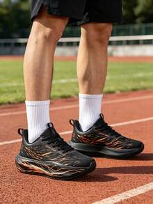 Men's Running Shoes, Marathon Running Shoes, Suitable For Outdoor Jogging, Daily Wear, And Suburban Walking - Black - View 10