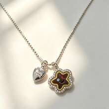 Galaxy Pendant Necklace For Women Egirls Y2K Cool Clavicle Chain Fashion Party Gift - Multicolor - View 5