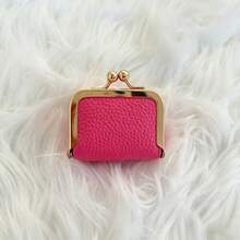 1pc[Travel Essential]Mini Leather Portable Jewelry Bag Travel Ring Earring Watch Jewelry Storage Box Wallet - Multicolor - View 9