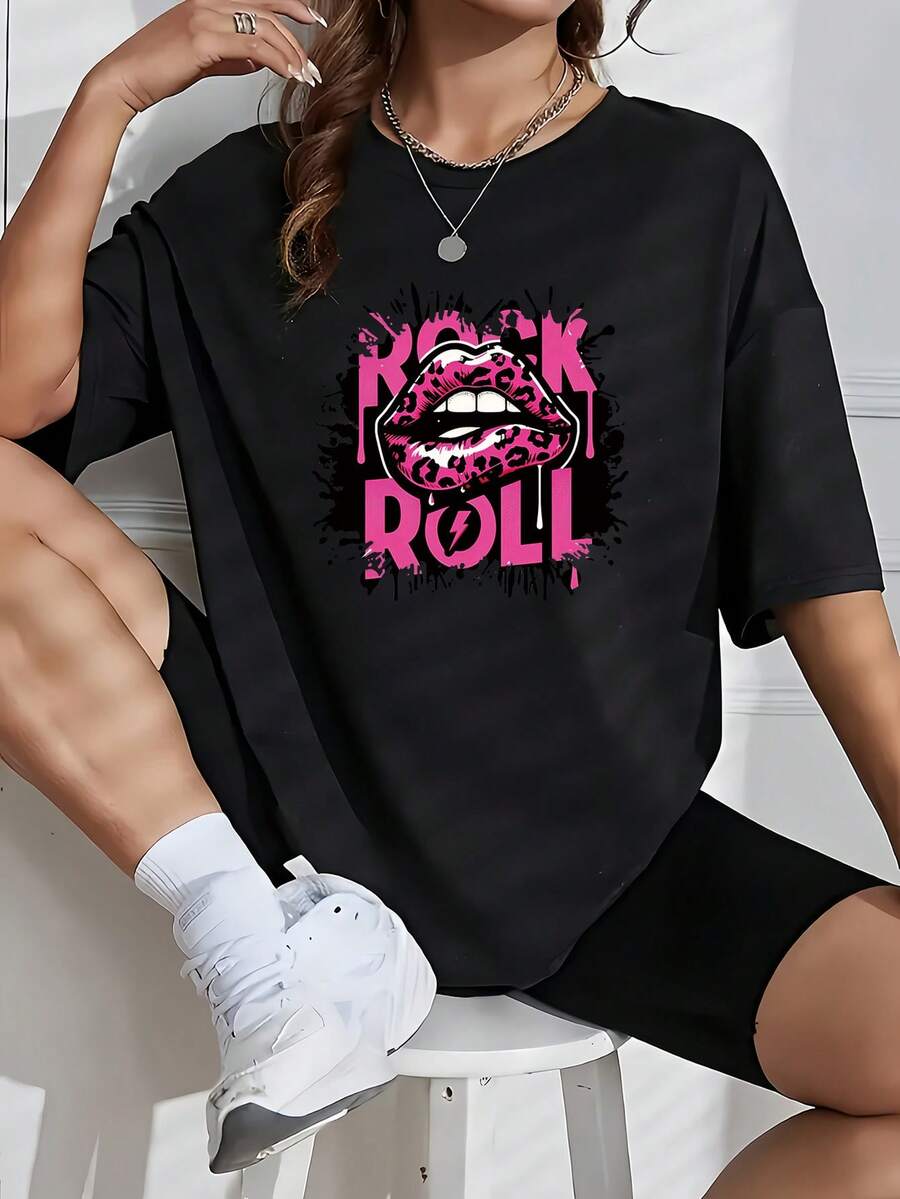 Women T-Shirts - 黑色 - 查看 1