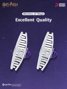 Harry Potter Hair Claw Clip Hair Accessories Ministry Of Magic Serise Purple Hair Claw For Commuting Outing Gifting For Girls Students Women - Multicolor - View 5