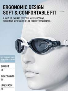 Swim Goggles Anti Fog Waterproof HD Lens Professional Training Men Women Pool Beach - Multicolor - View 8