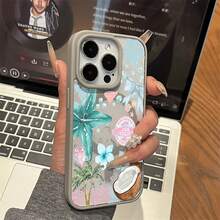 [Spedizione 24h da DE/FR/ES] Custodia per telefono Apple 17 16 15 Promax 21 22 23 24 25 26 Ultra Galaxy con motivo floreale di alberi di cocco, supporta la ricarica senza fili, anti-caduta, custodia magnetica con sensazione di pelle, adatta per iPhone 17 Pro Max/17 Air/16/15/14 PLUS/13/12/11, Galaxy A56/A55/A54/A36/A35/A26/A25/A16/A15/A06/S25 Ultra/S24FE/S23 PLUS/S22. Motivo floreale di alberi di cocco 0421 - 1 pz - Visualizzare 7