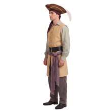 Disfraz de cosplay de pirata medieval, conjunto de chaleco del Capitán Clark, traje de actuación de pirata - Colocar - Ver 4