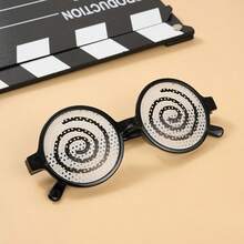 1pc/Funny Eyeball Round Frame Glasses For Men And Women, Party Halloween Cosplay Youth Novelty Glasses - View 9