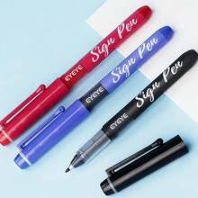 8pcs/Pack (Black, Blue, Red) - 1.0mm Tip - 0.6mm Line, Smooth Writing Ink Marker - Fine Tip Quick Dry - Multiple Styles - View 3