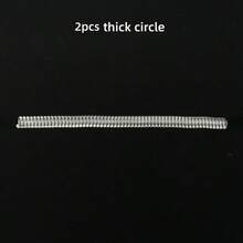 Set Of Transparent Ring Size Adjusters, Invisible Spiral Wrap Adjustable Ring Elastic, Multiple Combinations Available - A - View 7