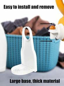 2pcs Universal Laundry Detergent Drip Cup Holder, Anti-Drip Anti-Leak Laundry Soap Softener Bottle Holder Storage Organizer, Prevent Liquid Dripping And Staining, Home Laundry Room Cleaning Storage Tool - Multicolor - View 4