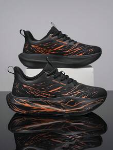 Men's Running Shoes, Marathon Running Shoes, Suitable For Outdoor Jogging, Daily Wear, And Suburban Walking - Black - View 2