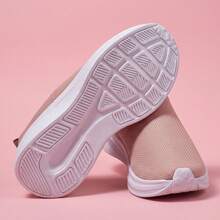 COMBO 2 Tenis Infantil Menina Escolar | Slip On, Calce Fácil Ideal Para Todas as Ocasiões | PEÇA JÁ! - Nude + Pink - Visão 5