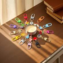 110/220/550/990pcs Women's Multi-Color Keychain Accessories Set, Includes Keychain Rings And Connectors, DIY Keychain Decoration, Car Accessories, Bag Charms, Cute Gothic Y2K Style, Christmas Gift, Gift For Mother, Father, Graduation Season And Teacher - Keychain Split Ring Set - View 7