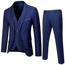Men Suits - Mavi - Görünüm 9