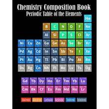Chemistry Composition Book Periodic Table Of The Elements: College Ruled Paper 8.5 X 11, 110 Pages (Paperback) By Magic-Fox Publishing - Single Book - View 3