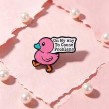 Duck Quote Lapel Enamel Pins And Brooches Badge Pins For Backpacks Bags Backpack Cool Decoration Friend For Gifts - Multicolor - View 6
