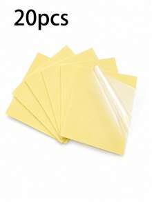 50pcs/20pcs/10pcs/5pcs/1pc Yellow Self-Adhesive Inflatable Repair Patch, 7cm Square Waterproof Leak Repair Patch, Suitable For Swimming Pools, Pool Floats, Inflatable Mattresses, Inflatable Boats And Swim Rings - A - View 12