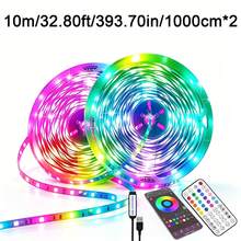 Smart Adjustable RGB LED Light Strip, 44-Key Remote And APP Control, USB Powered, Adjustable Brightness And Color, Supports Music Sync And Timer Function, Suitable For TV Backlight, Indoor Space, Game Room And Halloween Christmas Decoration - MINI White - View 15