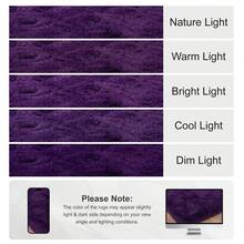 Soft Shag Rugs For Bedroom, Purple Fluffy Shaggy Rugs For Living Room, Luxury Modern Plush Carpet Girls Boys Room Dorm Indoor Home Decor, Upgrade Non-Slip - 紫色 - 查看 7