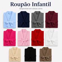 Soft Touch Roupão Infantil Menino Menina Atoalhado Microfibra Felpudo Unissex Pós Banho Piscina Praia Absorvente - Rosa Bebê - Visão 8