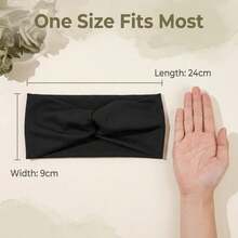 4pcs Solid Color Crisscross Elastic Headband For Daily Use - Multicolor - View 2