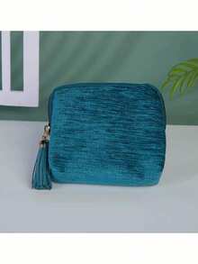 Travel Jewelry Box Portable Jewelry Storage Bag Hanging Zipper Jewelry Pouch Makeup Bag Workplace Commute Jewelry Key Card Cosmetics Storage Bag 6-Layer Storage Space Can Hold Bracelets Anti-Scratch Small Storage Box - Multicolor - View 8