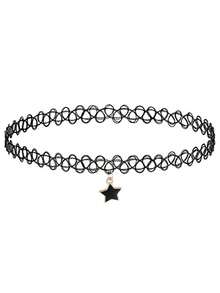 1 buah Kalung Liontin Hati dari Tali Pancing Buatan Tangan, Kalung Choker Modis Retro yang Dipersonalisasi untuk Wanita - MultiWarna - View 17
