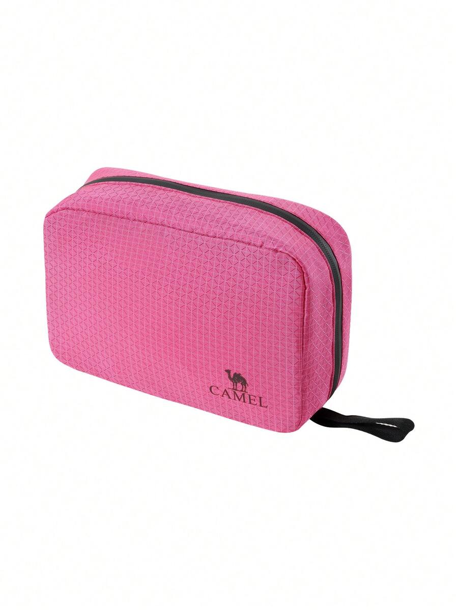 CAMEL CROWN Tas Penyimpanan Perlengkapan Mandi Portabel Ringan untuk Perjalanan, Tas Organizer Kosmetik, Cocok untuk Liburan di Luar Ruangan dan Perjalanan Bisnis - Hot Pink - View 1