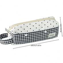 New Handheld Large Capacity Stationery Storage Box Pencil Pouch Travel Toiletry Bag Stationery Organizer Pencil Case Marker Storage Box Pen Bag Makeup Bag Makeup Storage Bag Desktop Stationery Storage Box Multi-Functional Stationery Box - Single Piece - View 8