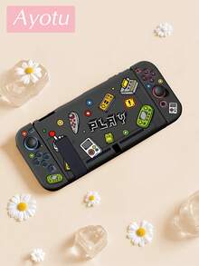 Ayotu 卡通遊戲機圖案保護殼與配件,相容於 Switch/Switch OLED/Switch Lite,包含保護殼、收納袋、底座殼、控制器保護套及其他多款配件,開學禮物/生日禮物/週年禮物 - 查看 33