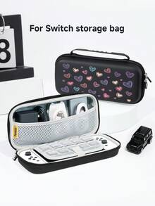 Cailai Colorful Graffiti Heart Print Switch 2 (2025)/Switch NS/Switch OLED Game Console Accessory Set, Game Console Protective Case/Storage Bag, TPU Soft Shell/Hard Shell Detachable Stand, Beautiful & Practical, Portable Stand, Travel Friendly, Anti-Drop, Anti-Scratch, Stain Resistant, Fashionable Romantic Gift - View 19