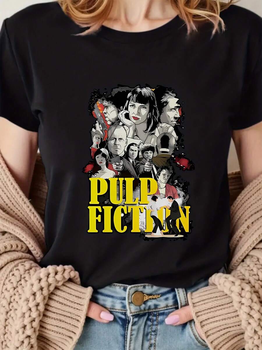 Women T-Shirts - Black - View 1