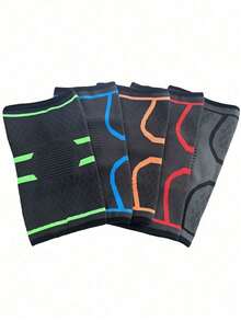 1pc Anti-Slip Knee Pad, Lightweight Comfortable Knee Support Sleeve For Outdoor Fitness, Badminton, Running, Cycling, Basketball - Knee Brace - View 8