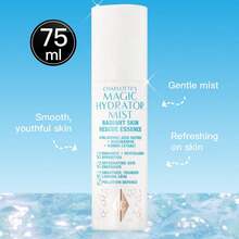 Charlotte Tilbury Charlotte's Magic 保濕噴霧 75ml 1瓶，含玻尿酸網狀科技與昆布萃取，菸鹼醯胺亮采清爽細霧，適用於護膚準備與妝容喚醒，適合所有膚質，旅行尺寸臉部精華噴霧 - 魔法保濕噴霧75ml - 查看 6
