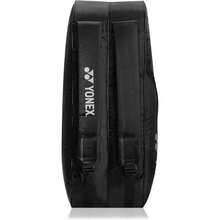 Yonex Stylish Badminton Kit-Bag |Double Zipper Compartment For Storage Of 6 Rackets And Clothes|Side Pocket |Back Straps |Accessories Variant 1 - BLACK DEEP YELLOW - View 6