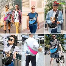 Breathable Dog Carrier Bag, Portable Travel Pet Shoulder Bag, Suitable For Small To Medium Pets, Also For Cats - Multicolor - View 9