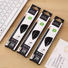 12 Black Pencils With Erasers And 1 Pencil Sharpener, Designed For Students' Learning, Exams, Drawing And Sketching, Student Stationery Pencil Set, Back To School Supplies - Multicolor - View 7
