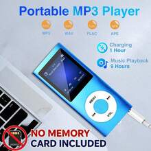 便攜式 MP3 MP4 媒體播放器，無需 TF 卡，可播放音樂、影片、照片、電子書，附耳機與數據線，150mAh 電池輕巧播放器，多色可選，適合旅行與戶外活動 - 查看 4