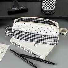 New Handheld Large Capacity Stationery Storage Box Pencil Pouch Travel Toiletry Bag Stationery Organizer Pencil Case Marker Storage Box Pen Bag Makeup Bag Makeup Storage Bag Desktop Stationery Storage Box Multi-Functional Stationery Box - Single Piece - View 2