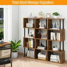 Ladder Shelves - Rustic Brown - View 5